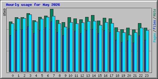 Hourly usage for May 2026